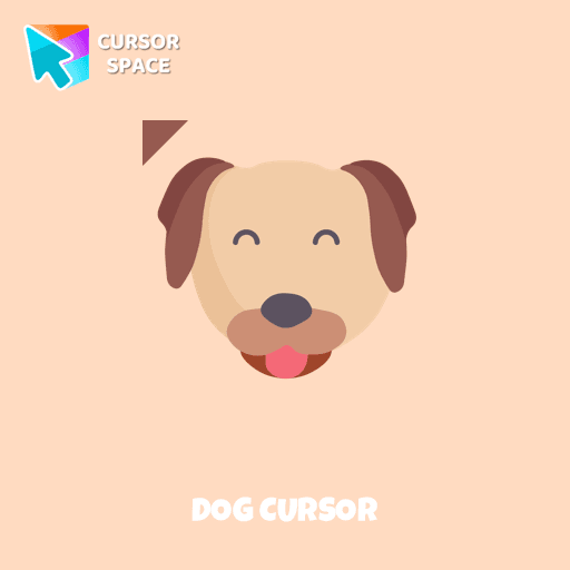 Dog cursor pointer cursor